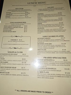 Menu photo 2 Prairie Cafe Elmhurst, IL Menu photo 2 Prairie Cafe Elmhurst, IL
