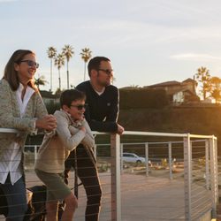 Harbaugh Seaside Trails - The Myron + Joan's Overlook which provides expansive views of both the Pacific and the lagoon.