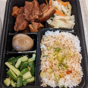 Tea Era - Braised Pork Belly Bento - Coffee & Tea Near Me - Cupertino, California Tea Era - Braised Pork Belly Bento - Coffee & Tea Near Me - Cupertino, California