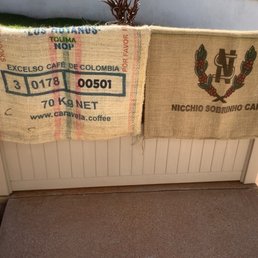 Nice coffee sacks as souvenirs to take home. Nice coffee sacks as souvenirs to take home.