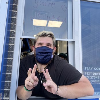 Dutch Bros Coffee - Great service from staff despite the long lines during grand opening month! It says "You're beautiful" on the window! - Coffee & Tea Near Me - Yucaipa, California Dutch Bros Coffee - Great service from staff despite the long lines during grand opening month! It says "You're beautiful" on the window! - Coffee & Tea Near Me - Yucaipa, California