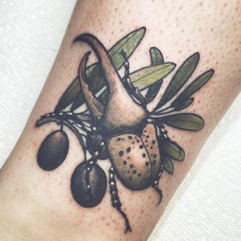 Breakwater Tattoo - Dynastes beetle by Thea - Tattoo Near Me - Long Beach, California