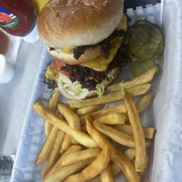 Double cheeseburger Double cheeseburger