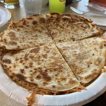 Vic's All Star Kitchen - Al Pastor Gringa-cheese quesadilla with al pastor meat BIG enough for 2 people;) - American Near Me - Pleasanton, California