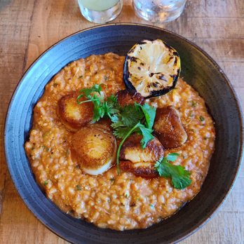 Nosh - Scallop and crab risotto - New American Near Me - Rochester, New York