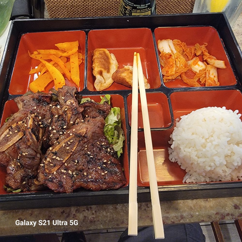 Mangetsu - LA Kalbi Bento Box. TASTY! - Japanese Near Me - Melbourne, Florida
