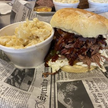 Backroads Smokehouse BBQ - Brisket Sandwich - Barbeque Near Me - Trenton, North Carolina