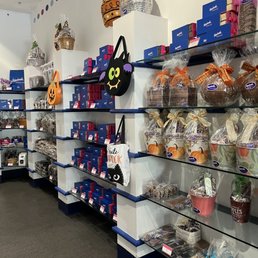 shelves of treats