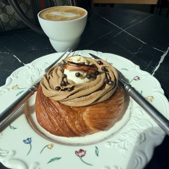 Cuddlefish - A wonderful brown sugar and whipped cream croissant!! OMG, I am in love! - Coffee & Tea Near Me - Dunwoody, Georgia