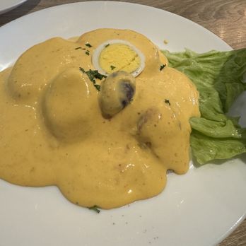 La Perla - Potato Huancaina - Latin American Near Me - Miami, Florida