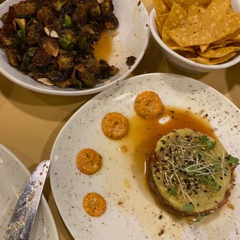 The Copper Crow - Crispy Brussels Sprouts and Hawaiian Tuna Tartare - New American Near Me - Horsham, Pennsylvania The Copper Crow - Crispy Brussels Sprouts and Hawaiian Tuna Tartare - New American Near Me - Horsham, Pennsylvania
