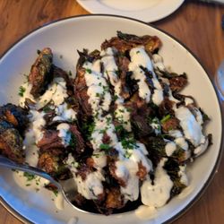 The Kitchen Table - Fried brussel sprouts