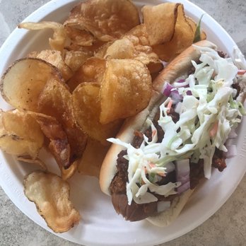 Maritime Market - Island Dog with Chili and Slaw - Maritime Cafe - Grocery Near Me - Bald Head Island, North Carolina