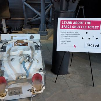 Steven F Udvar-Hazy Center - Space toilet - Museums Near Me - Chantilly, Virginia Steven F Udvar-Hazy Center - Space toilet - Museums Near Me - Chantilly, Virginia