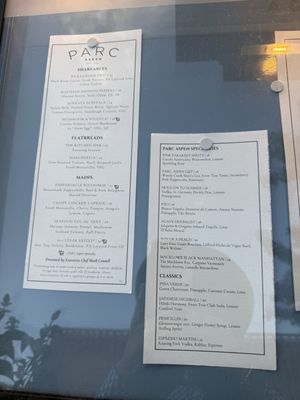 Menu photo 5 PARC Aspen Aspen, CO