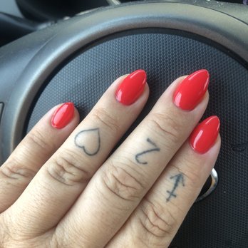 Enjoy Nails & Spa - Short almond shape acrylic - Nail Salons Near Me - Chino, California Enjoy Nails & Spa - Short almond shape acrylic - Nail Salons Near Me - Chino, California