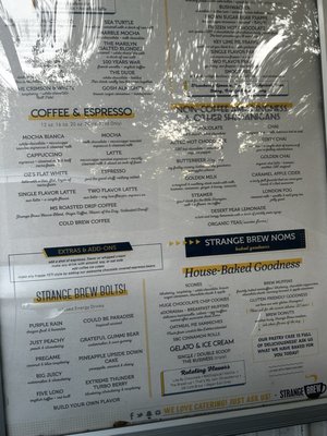Menu photo 1 Strange Brew Coffeehouse Tupelo, MS