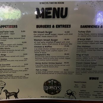 D'Arcys Tartan Room - New food menu as of 12/25/24 - Dive Bars Near Me - Garden Grove, California D'Arcys Tartan Room - New food menu as of 12/25/24 - Dive Bars Near Me - Garden Grove, California