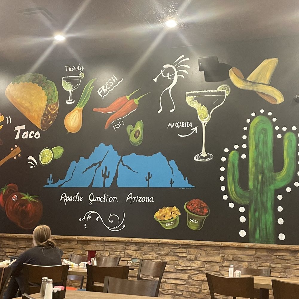 Los Gringos Locos - Painting on the wall - Mexican Near Me - Apache Junction, Arizona Los Gringos Locos - Painting on the wall - Mexican Near Me - Apache Junction, Arizona