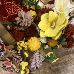 October Moon Art Gallery & Gift Boutique - Felt flower bouquets!