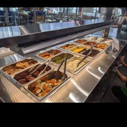 PJ fresh mega Meal $10.99. two slices of pizza $6 5 chicken wings or 5 chicken strips $7.99.