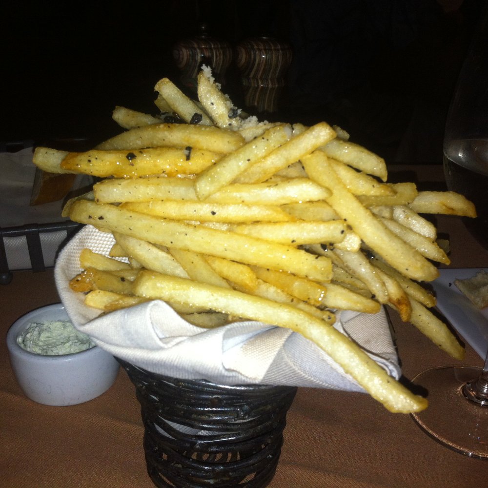 Pamplemousse Grille - truffle fries - New American Near Me - Solana Beach, California Pamplemousse Grille - truffle fries - New American Near Me - Solana Beach, California