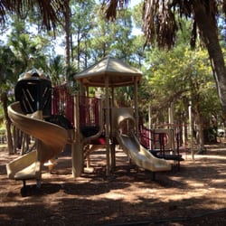 McKnight Family Sports Complex - The playground under so much shade