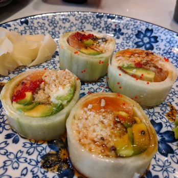 Sushi Shogun - Ocean garden roll (comes with 6 pieces but I ate two before I took the shot!) - Sushi Bars Near Me - Surrey, British Columbia