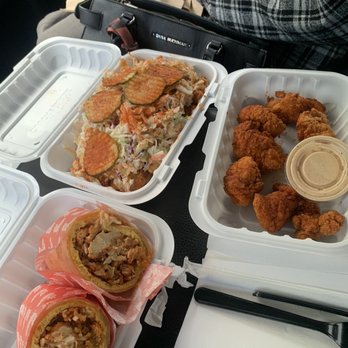 Cluck & Blaze - Nashville Hot Breakfast Burrito Cluckin' Fries Cluckin' Bites - Chicken Shop Near Me - Long Beach, California Cluck & Blaze - Nashville Hot Breakfast Burrito Cluckin' Fries Cluckin' Bites - Chicken Shop Near Me - Long Beach, California