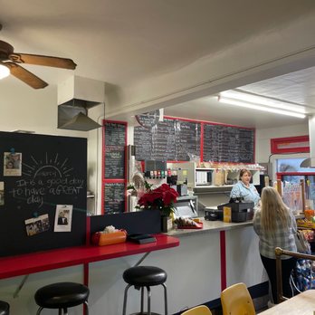 Main Street Footers - a man and a woman at the counter - Hot Dogs Near Me - Turlock, California