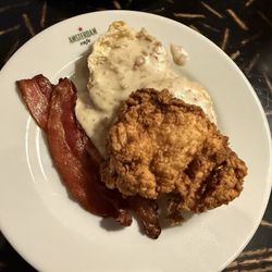 Amsterdam Cafe - Fried Chicken with Biscuits and Gravy