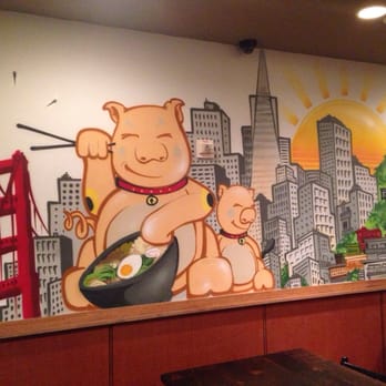 Kirimachi - Cute mural add a fun atmosphere to the place. - Japanese Near Me - San Francisco, California