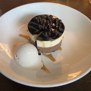 Rochambeau - Chocolate & Vanilla Mousse - French Near Me - Boston, Massachusetts Rochambeau - Chocolate & Vanilla Mousse - French Near Me - Boston, Massachusetts