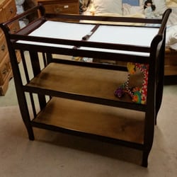 Miss Sunshine Flea Market and Thrift - Cherry wood changing table $40