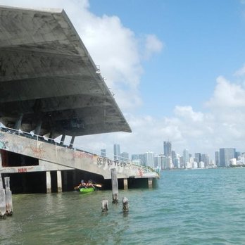 Miami Marine Stadium - Side view of the stadium - Stadiums & Arenas Near Me - Key Biscayne, Florida