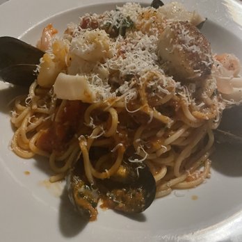 Casa Mia Ristorante - a plate of pasta with seafood - Italian Near Me - Belle River, Ontario