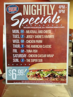Menu photo 2 Jersey Mike's Subs Bakersfield, CA
