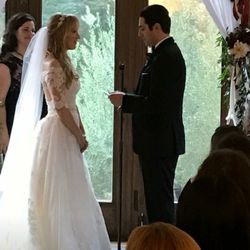 The Ralston White Retreat - Wedding inside on a rainy day.