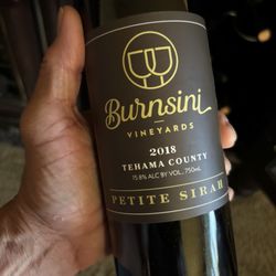 Burnsini Vineyards - BEST PICK OF THE DAY 2018 Petite Sirah