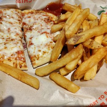 Chili's - Kids cheese pizza and fries - Bars Near Me - Glen Allen, Virginia