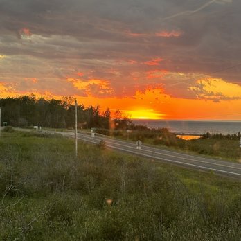 The Cranberry Over Superior  - Sitting on the deck - American Near Me - Herbster, Wisconsin