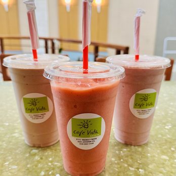 Cafe Vida - Chocolate Protein Shake, Golden Strawberry and Healthy Meal Shake - Juice Bars & Smoothies Near Me - San Antonio, Texas Cafe Vida - Chocolate Protein Shake, Golden Strawberry and Healthy Meal Shake - Juice Bars & Smoothies Near Me - San Antonio, Texas