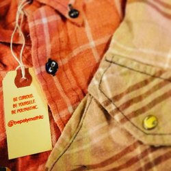 Polymath - SALT-WASHED FLANNELS. With a custom label.