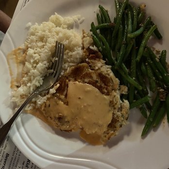 Clancy's By The Sea - Lobster cake, rice and seasoned green beans - Seafood Near Me - Ocean City, New Jersey