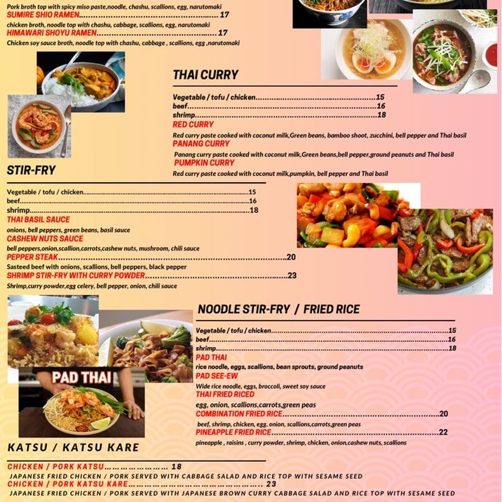Nana Sushi Thai - Thai offerings - Sushi Bars Near Me - Evergreen, Colorado