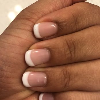 Pink N White Nails Spa - Uneven, blobby paint, paint is on my skin - Nail Salons Near Me - Tucson, Arizona Pink N White Nails Spa - Uneven, blobby paint, paint is on my skin - Nail Salons Near Me - Tucson, Arizona