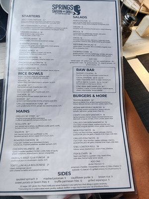 Springs Tavern and Grill by null