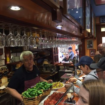 Bar Néstor - Interior....notice the steak eater in the window. - Tapas Bars Near Me - Donostia / San Sebastián, SS Bar Néstor - Interior....notice the steak eater in the window. - Tapas Bars Near Me - Donostia / San Sebastián, SS