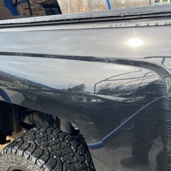 Whistle Express Car Wash - Scuff through clearcoat