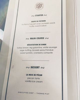 Menu photo 4 Bar Boulud London, XGL